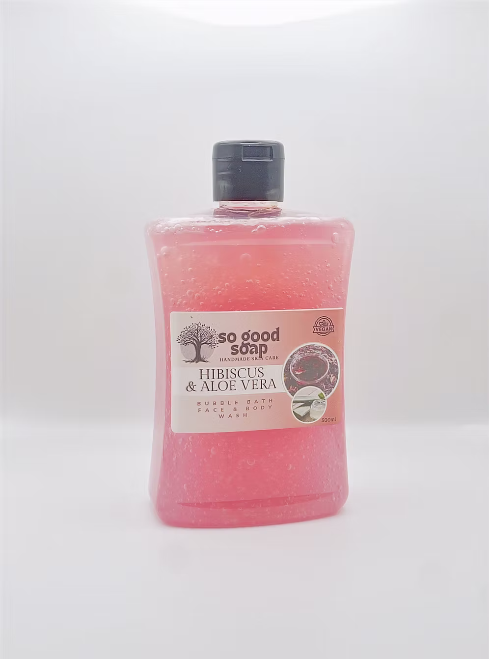 Hibiscus & Aloe Vera Bubble Bath & Body Wash 500ml