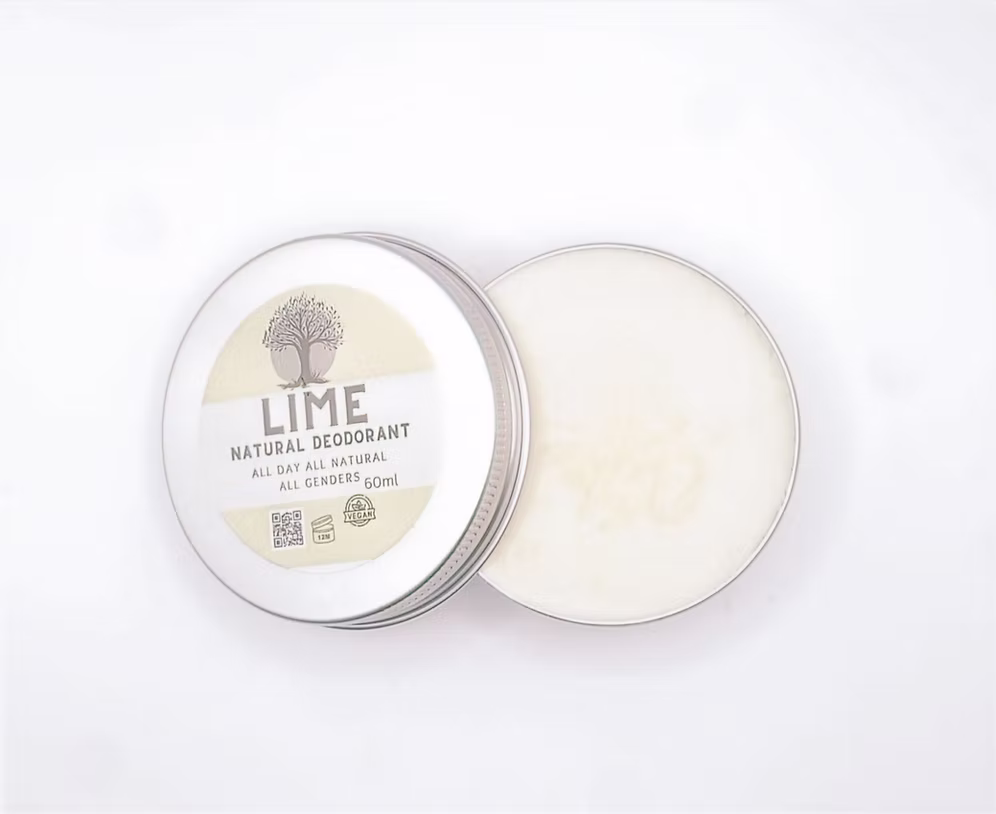 Natural Deodorant Lime & Bergamot 60ml