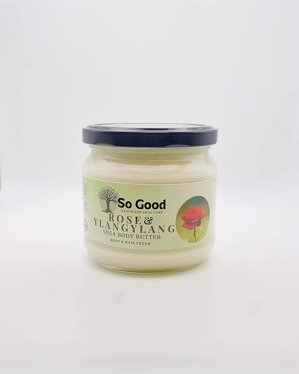 Rose & Ylang Ylang Shea Body Butter 300g